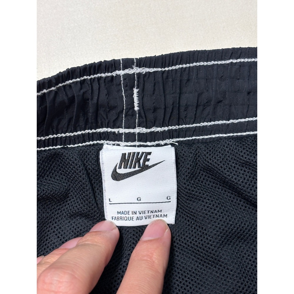 Nike Pants Mens L Black Sportswear Heritage Windrunner DD5572-010 Nylon Joggers - Picture 3 of 12